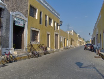 The streets of Izamal